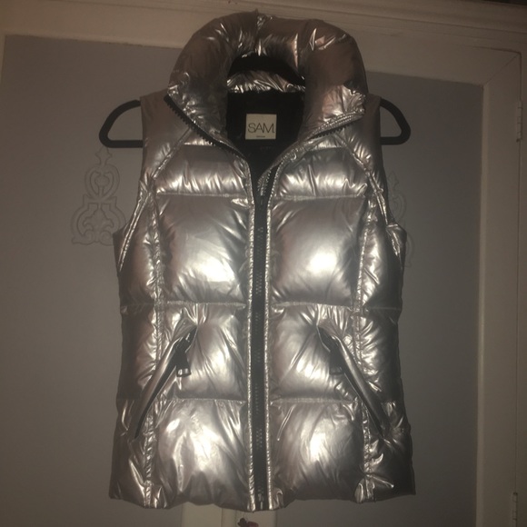 silver vest jacket